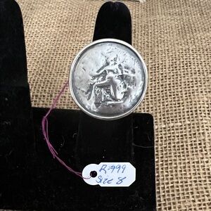 Silpada Designs Sterling Silver Ring with Engraved Design